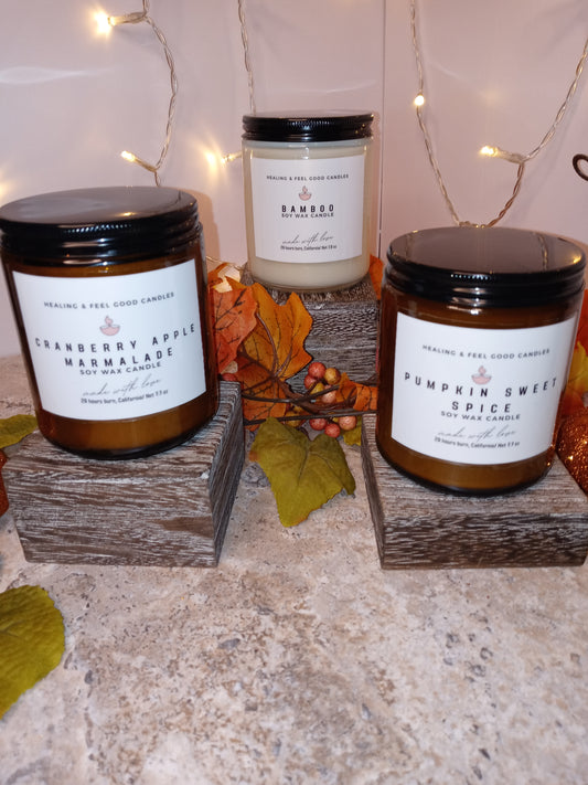 Glass Fall Scented Candles