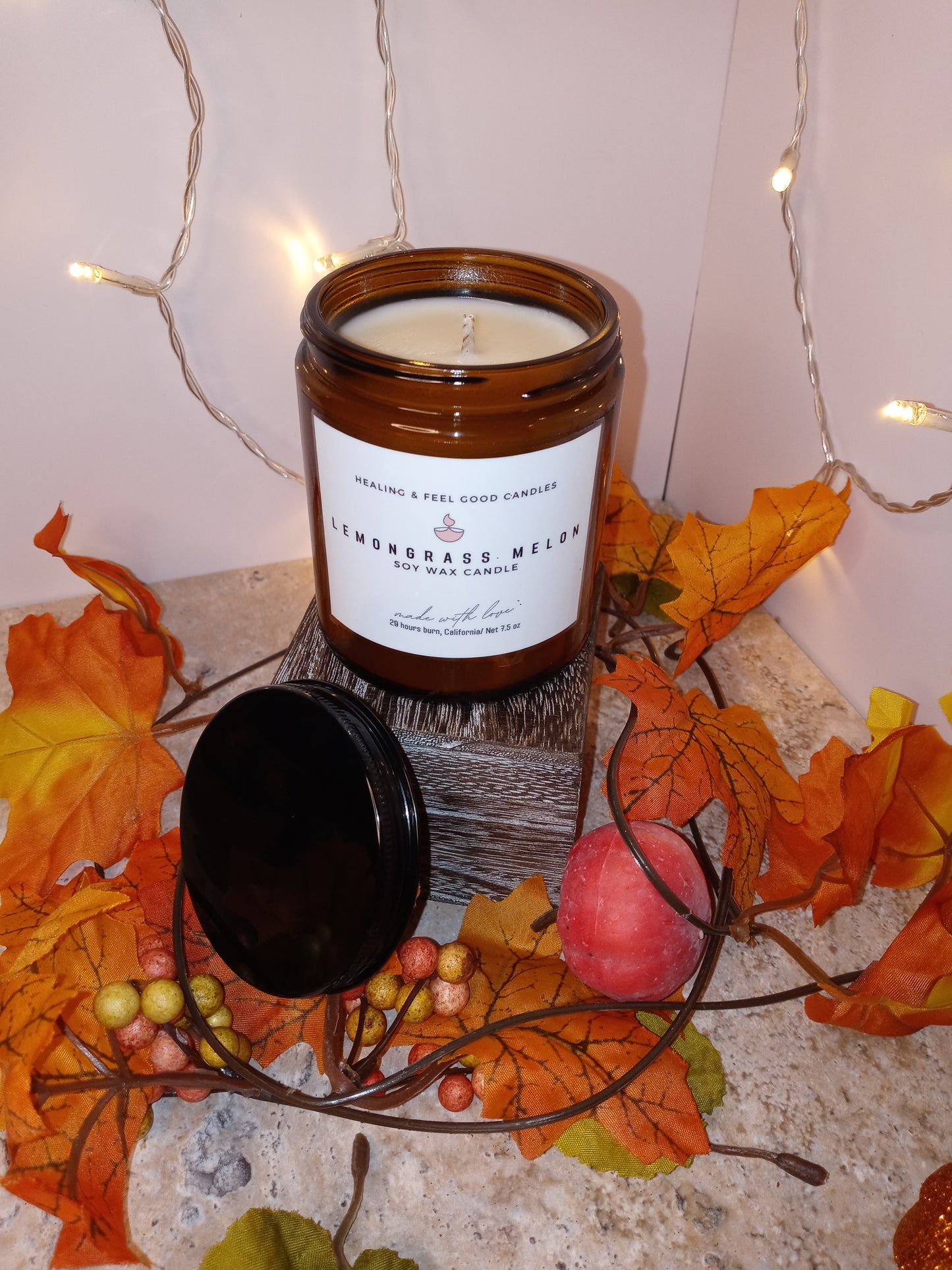 Glass Fall Scented Candles