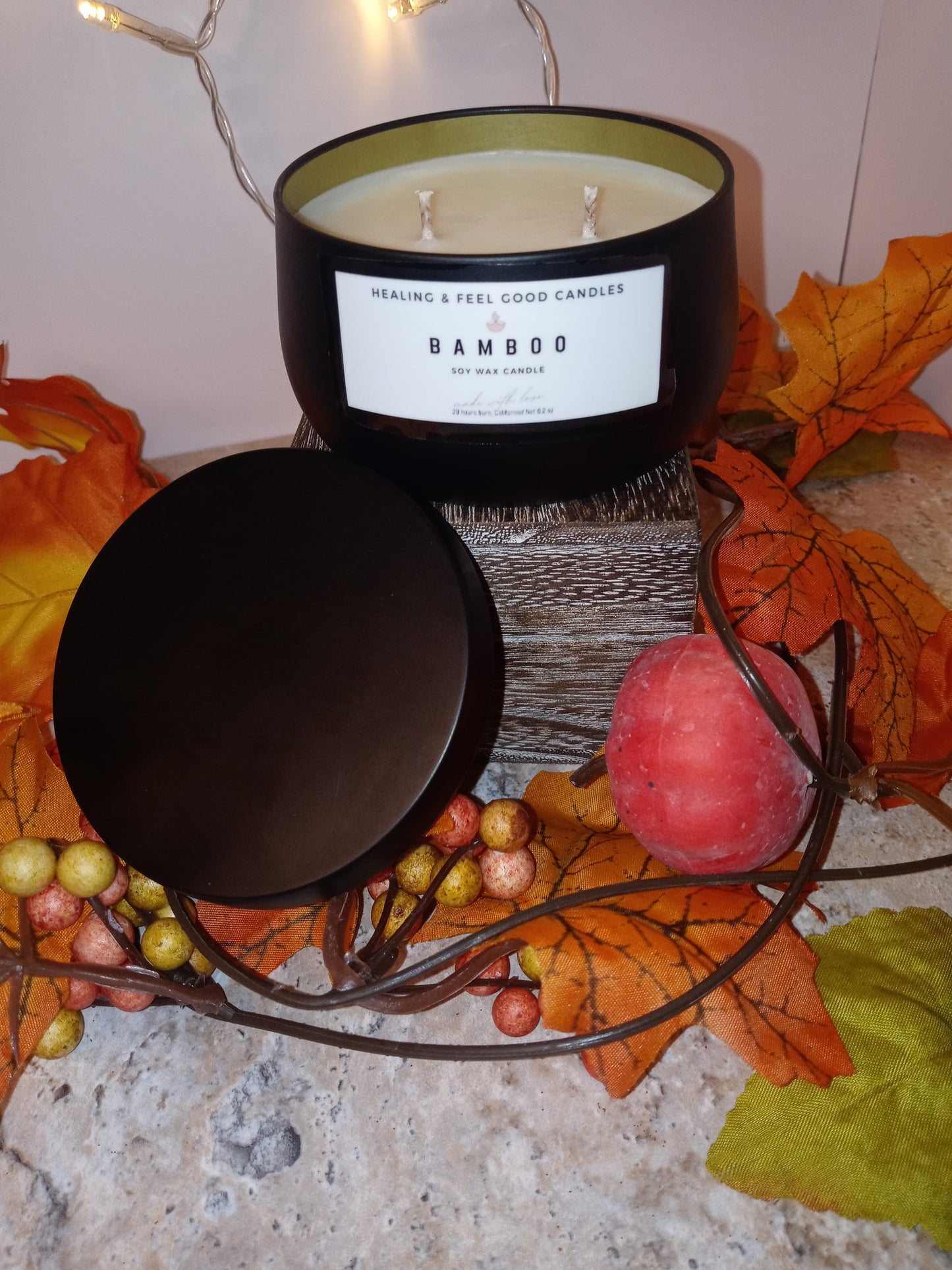 Black Tin Fall Scented Candles