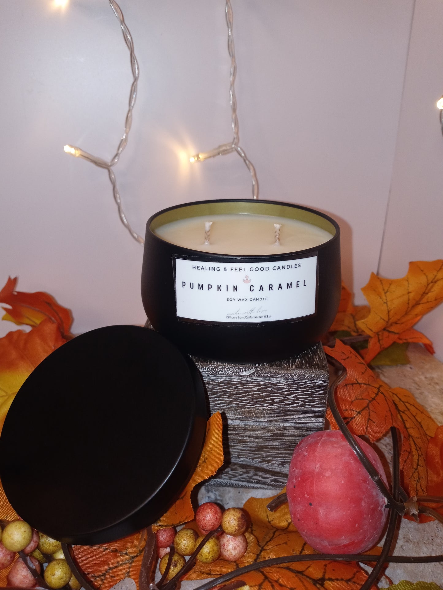 Black Tin Fall Scented Candles